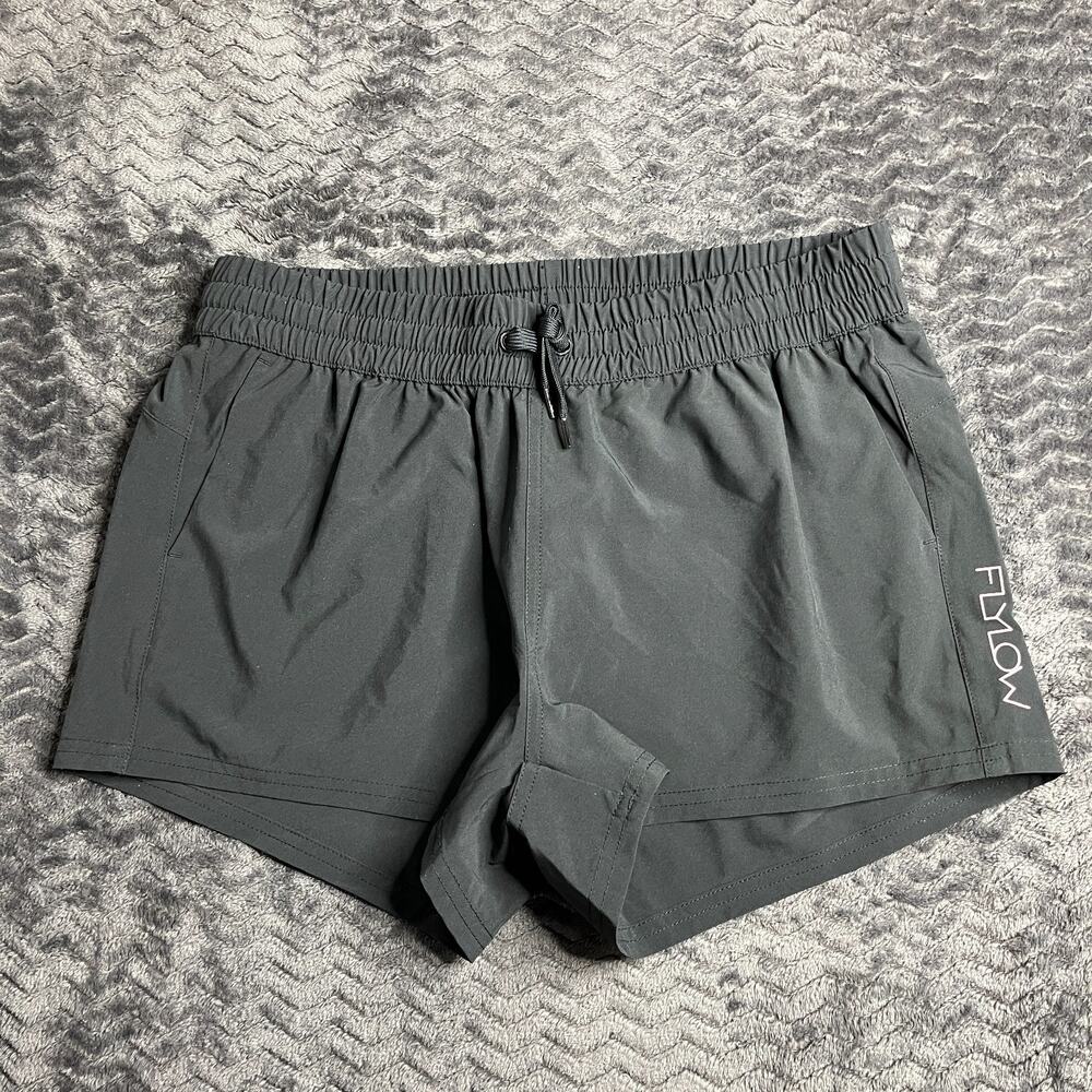 FLYLOW Hudson Running Shorts black Size M Elastic Drawstring